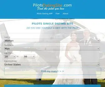 Pilotsdatingsite.com(Pilots Single Dating Site) Screenshot