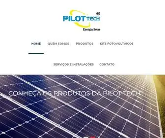 Pilotsolar.com.br(Empresa de Energia Solar Fotovoltaica para Uso Corporativo e Doméstico) Screenshot