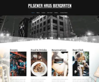 Pilsenerhaus.com(PilsenerHaus Biergarten) Screenshot