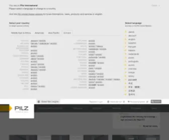 Pilz.com(Safe automation) Screenshot