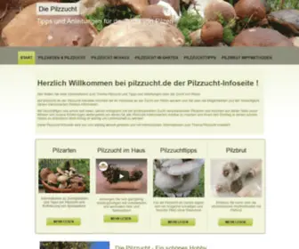 Pilzzucht.de(Pilze züchten) Screenshot