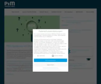 Pim-Verzeichnis.de(Product Information Management) Screenshot