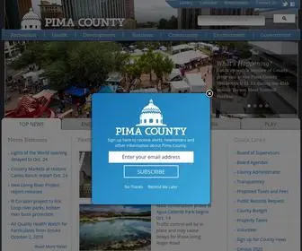 Pima.gov(Pima County) Screenshot
