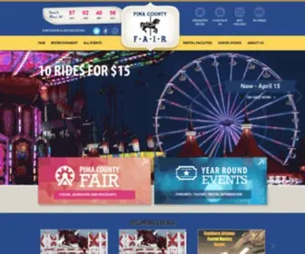 Pimacountyfair.com(Pima County FairPima County Fair) Screenshot