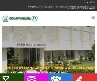 Pim.com.pk(Progress Through Better Management) Screenshot
