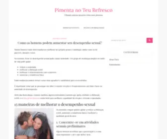 Pimentanoteuerefresco.com.br(pimentanoteuerefresco) Screenshot