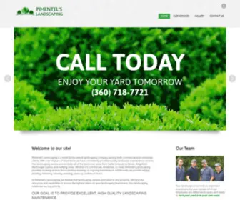 Pimentelslandscaping.com(Pimentel's Landscaping Maintenance) Screenshot