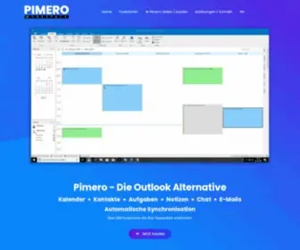 Pimero.com(Die Outlook Alternative) Screenshot