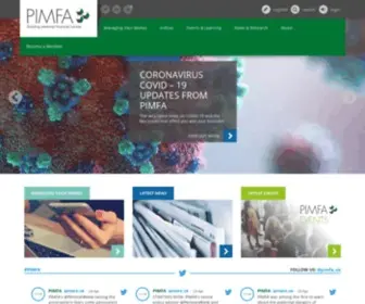 Pimfa.co.uk(Building Personal Financial Futures) Screenshot