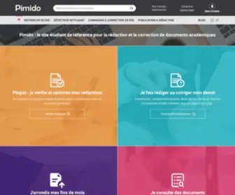 Pimido.com(Publication, consultation et commande de documents) Screenshot