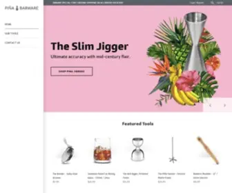 Pinabarware.com(Piña Barware) Screenshot