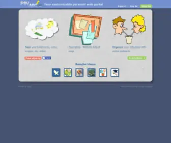 PinABC.com(Your customizable personal web portal) Screenshot