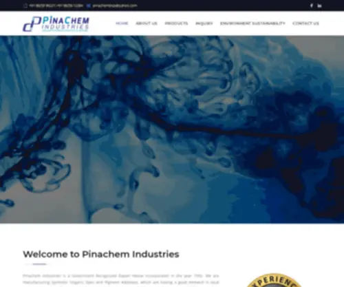 Pinachem.in(Pinachem Industries) Screenshot