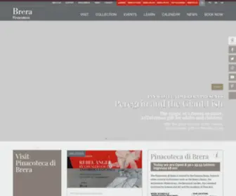 Pinacotecabrera.org(Pinacoteca di Brera) Screenshot