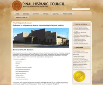 Pinalhispaniccouncil.org(Pinal Hispanic Council Dedicated to empowering diverse communities to become healthy) Screenshot