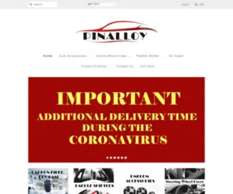 Pinalloy.com(Pinalloy Automotive Accessories) Screenshot