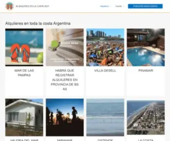 Pinamarcarilogesell.com(Alquileres en La Costa verano 2020) Screenshot