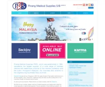 Pinangmedical.com.my(Pinang Medical Supplies) Screenshot