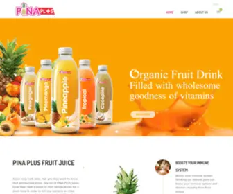 Pinaplusjuice.com(Pina Plus Juice) Screenshot