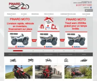 Pinardmoto.com(Pinard Moto) Screenshot