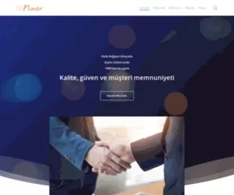 Pinartekstil.com.tr(Pınar Tekstil) Screenshot