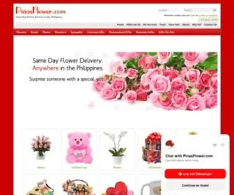 Pinasflowers.com(Send Flowers & Gifts to Philippines) Screenshot