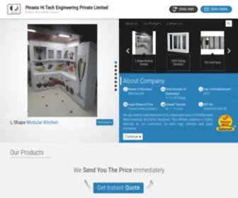 Pinaxis.co.in(Pinaxis Hi Tech Engineering Private Limited) Screenshot