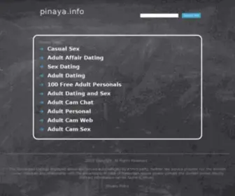 Pinaya.info(Pinaya info) Screenshot