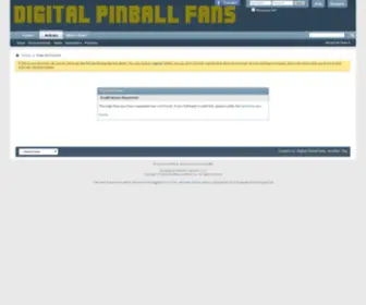 Pinballarcadefans.com(Pinball Arcade Fans) Screenshot