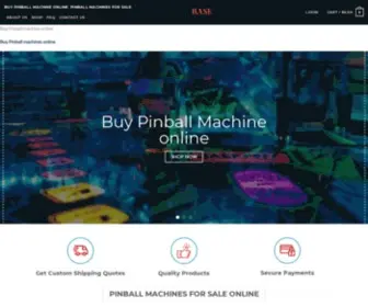 Pinballbase.com(Buy Pinball Machines online) Screenshot