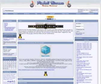 Pinballnirvana.com(Pinball Simulation) Screenshot