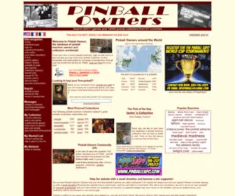 Pinballowners.com(PINBALL OWNERS DATABASE) Screenshot