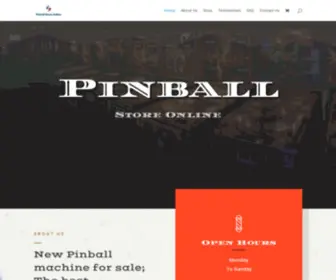 PinballStoreonline.com(Pinball store online) Screenshot