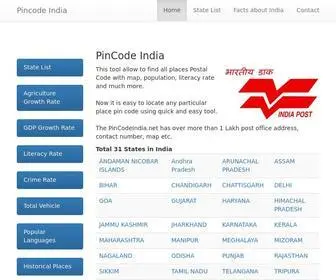 Pincodeindia.net(PinCode Tool & Post Office Details) Screenshot