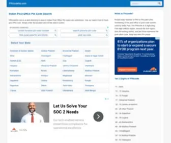 Pincodeno.com(Indian Post Office Pin Code Search) Screenshot