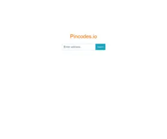 Pincodes.io(Pincodes) Screenshot