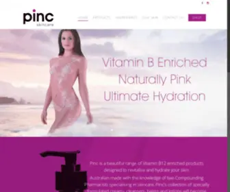 Pincskincare.com.au(PINC Skincare) Screenshot