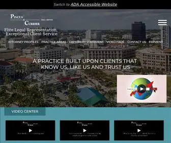 Pincusandcurrier.com(West Palm Beach Employment) Screenshot