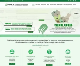 Pindfoundation.org(Partnership Initiatives in the Niger Delta) Screenshot