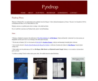 Pindroppress.com(Pindrop Press) Screenshot