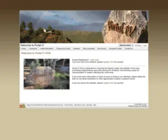 Pine4AZ.com(Portal IV HOA) Screenshot