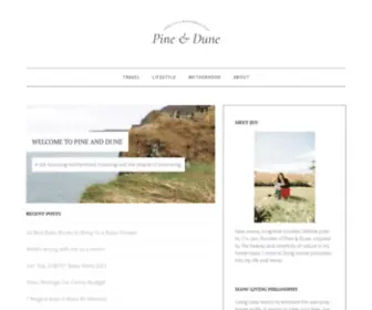 Pineanddune.com(A site honoring motherhood) Screenshot