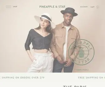 Pineappleandstar.com(We Keep Hats Simple) Screenshot