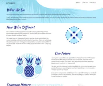 Pineapple.co(About Us) Screenshot