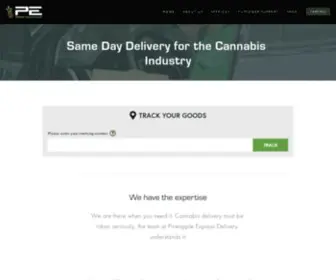 Pineappleexpressdelivery.com(Pineapple Express Delivery) Screenshot