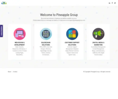 Pineapplegroup.com(Pineapple Group) Screenshot