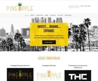 Pineappleinc.com(Pineapple Inc) Screenshot