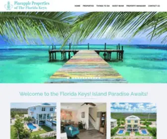 Pineapplepropertiesofthefloridakeys.com(Pineapple Properties of the Florida Keys FL) Screenshot