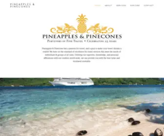 Pineapplesandpinecones.net(Pineapples &amp; Pinecones) Screenshot