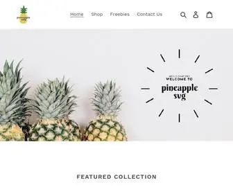 Pineapplesvg.com(SVG files for Cricut and Silhouette) Screenshot